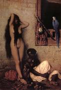 Jean-Leon Gerome Esclave a vendre oil on canvas